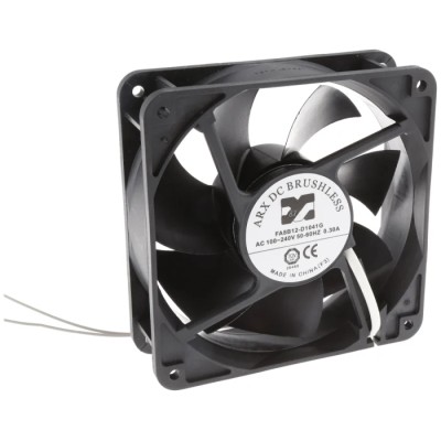 ARX CeraDyna Series Multi-Voltage AC to DC Axial Fan 100V AC, 240V AC, 158 m³/h Air Flow, 66W Power, 300mA Max Current IP20