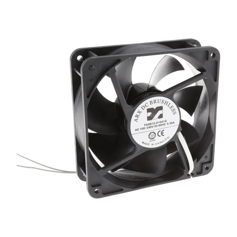 ARX CeraDyna Series Multi-Voltage AC to DC Axial Fan 100V AC, 240V AC, 158 m³/h Air Flow, 66W Power, 300mA Max Current IP20