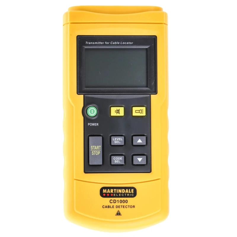 Martindale Cable Tracer with LCD Display, Cable Detection Depth 2.5m, 60 Hz Frequency, Maximum Safe Working Voltage CD1000