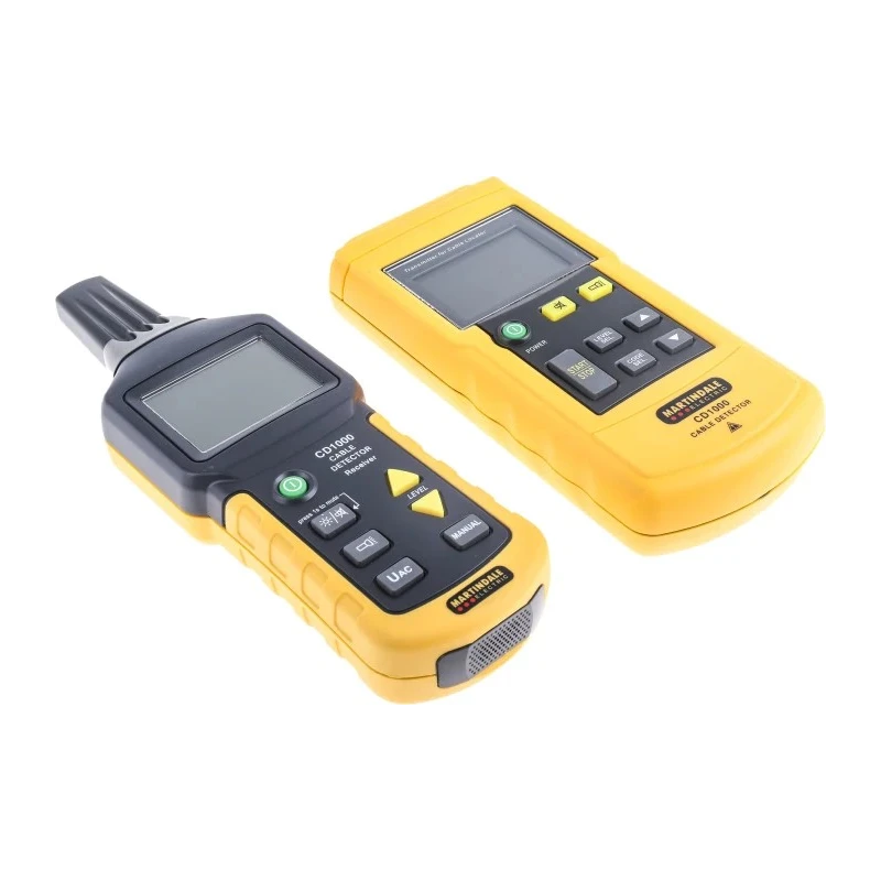 Martindale Cable Tracer with LCD Display, Cable Detection Depth 2.5m, 60 Hz Frequency, Maximum Safe Working Voltage CD1000