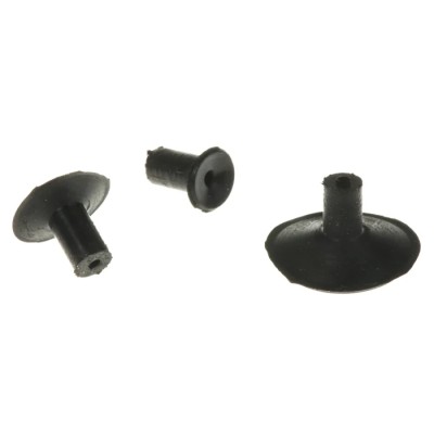 Ersa 9 mm Flat Silicone Suction Cup with One-Touch Fitting Vertical Vacuum Entry SVP13A