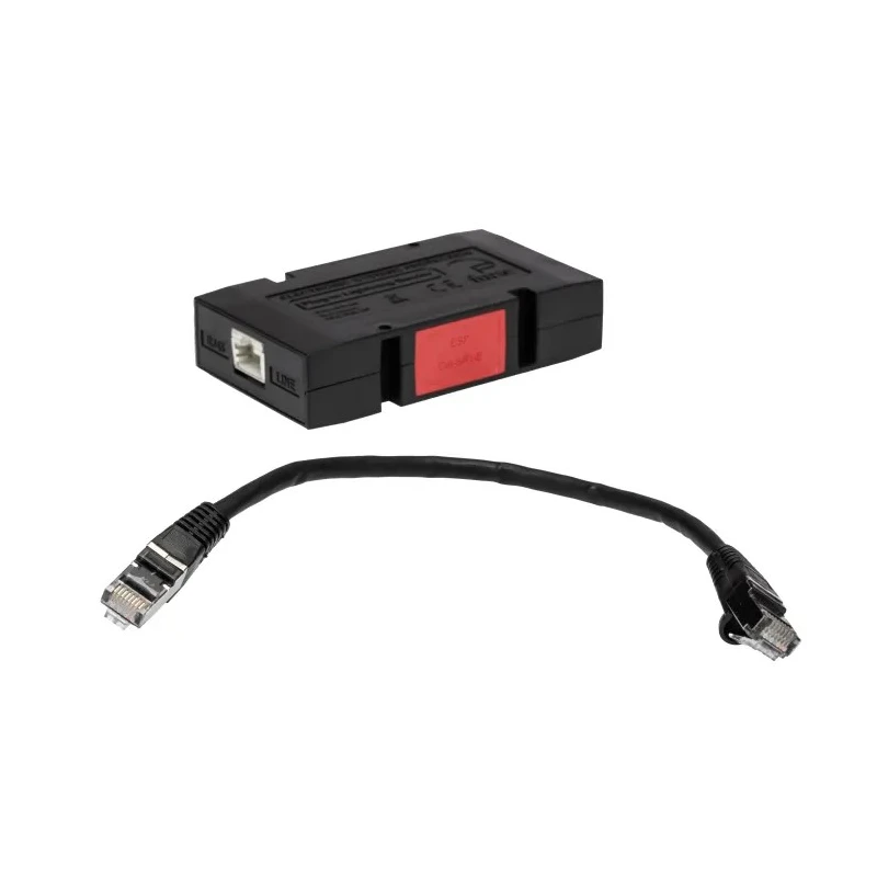 WJ Furse ESP Cat-6 Surge Suppressor Unit 58V Maximum Voltage 10kA Maximum Surge Current DIN 7TCA085400R0024 ESP CAT-6/POE