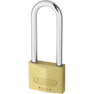 ABUS Weatherproof Brass and Steel Padlock Keyed Alike with 6 mm Shackle and 65 mm Body 65/40HB63 KA6401