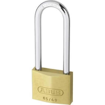 ABUS Weatherproof Brass and Steel Padlock Keyed Alike with 6 mm Shackle and 65 mm Body 65/40HB63 KA6401