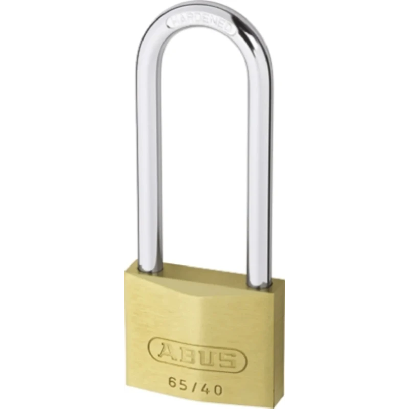 ABUS Weatherproof Brass and Steel Padlock Keyed Alike with 6 mm Shackle and 65 mm Body 65/40HB63 KA6401