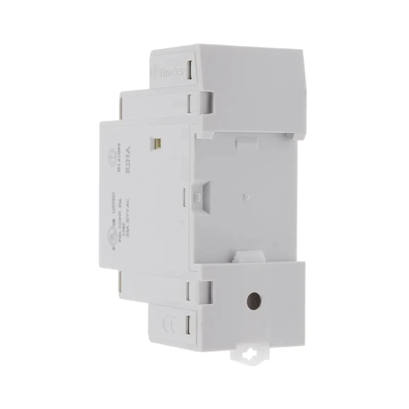 Finder 22 Contactor, 24V AC/DC Coil, 4-Pole, 25 A Contact Current, 2 NO Auxiliary Contacts, 440V 22.34.0.024.4720