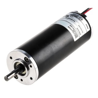Crouzet Brushed DC Motor, 51 W, 24V DC, 110 mNm Torque, 3000 RPM, 6 mm Shaft Diameter 89850008
