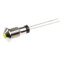 Marl LED Yellow Panel Mount Indicator 570 Series 6 mm Lead Pin Termination 2.8V 570-311-04