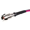Marl Red LED Panel Mount Indicator 6 mm Mount Hole Size, Lead Pin Termination, 2.8V Maximum Supply Voltage 572-305-04-40
