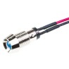 Marl Blue Panel Mount Indicator Lead Wire Termination 4.5V IP67 8 mm
