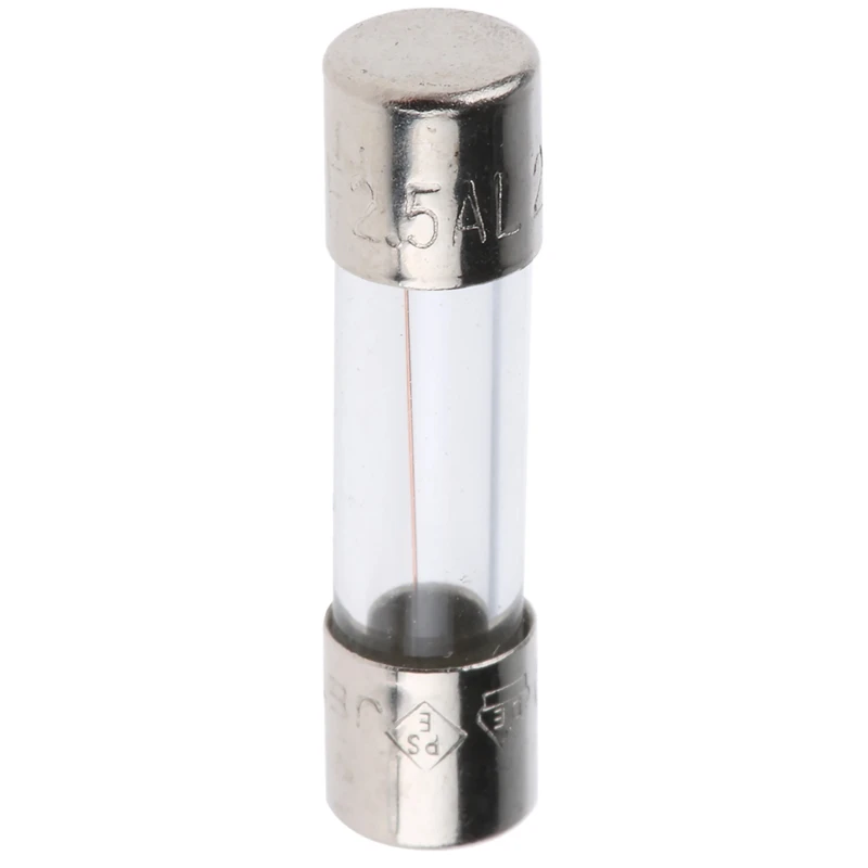 Schurter 2.5A Fast Acting Glass Cartridge Fuse 5 x 20 mm 250V AC FSF Series 0034.1520