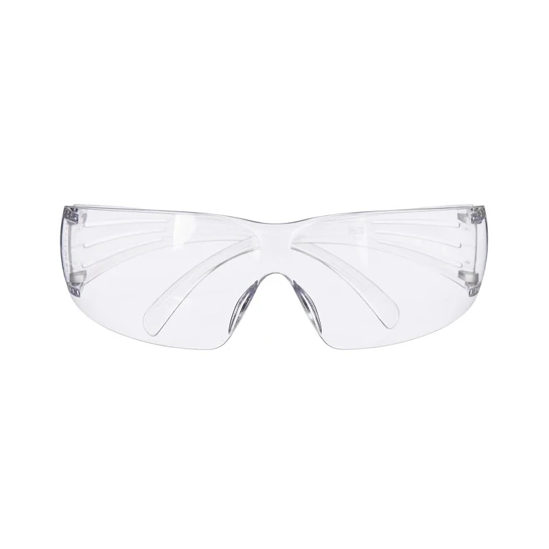 3M SecureFit SF200 Eye Protection Safety Glasses, Anti-Mist, Fog Resistant, Scratch Resistant Clear Polycarbonate Lens SF200
