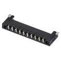 Molex Pico-Lock Series Right Angle Surface PCB Header, 10 Contact, 1.5 mm Pitch, 1 Row, Shrouded 504050-1091