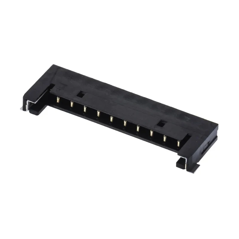 Molex Pico-Lock Series Right Angle Surface PCB Header, 10 Contact, 1.5 mm Pitch, 1 Row, Shrouded 504050-1091
