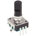 Bourns 12 ppr Pulse Incremental Mechanical Rotary Encoder with 6 mm Flat Shaft, Through Hole Mount PEC12R-4020F-S0012