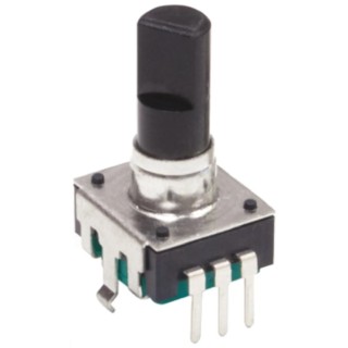 Bourns 12 ppr Pulse Incremental Mechanical Rotary Encoder with 6 mm Flat Shaft, Through Hole Mount PEC12R-4020F-S0012