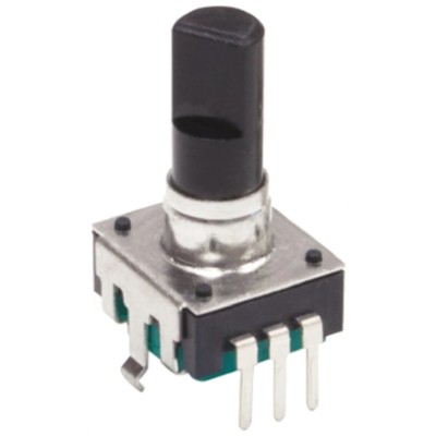 Bourns 12 ppr Pulse Incremental Mechanical Rotary Encoder with 6 mm Flat Shaft, Through Hole Mount PEC12R-4020F-S0012