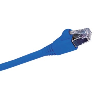 Molex CES PCD Cat6 Shielded Ethernet Cable, Low Smoke Zero Halogen Jacket, Blue, 2 m, Terminated 