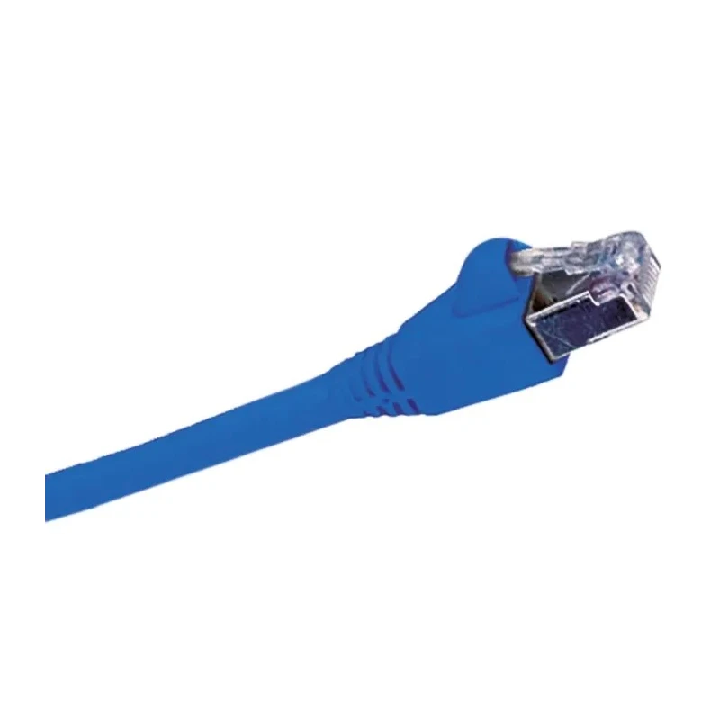 Molex CES PCD Cat6 Shielded Ethernet Cable, Low Smoke Zero Halogen Jacket, Blue, 2 m, Terminated 