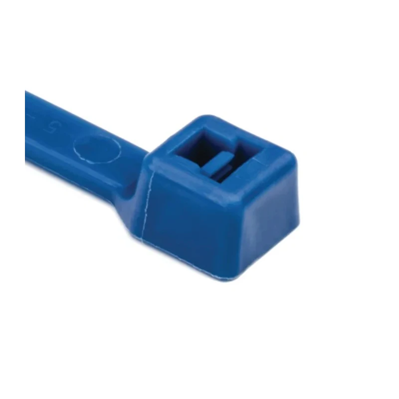 HellermannTyton High Chemical Resistant Cable Tie, 201 mm Length x 4.7 mm Width, Blue Ethylene 111-00732 T50R-E/TFE-BU