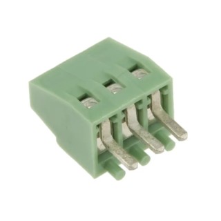 Phoenix Contact PCB Terminal Block 3-Contact 2.54 mm Pitch 1 Row 6A 125V 790-1092