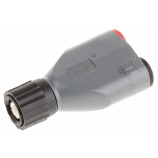 Schutzinger Grey Male Test Connector Adapter Nickel Plated 150V 3A SABNC 7013 / M / GR