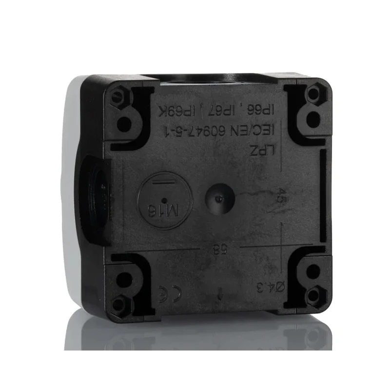 Lovato Electric Spring Return Control Station Switch SPST Green Polycarbonate Push Button I Marking 22mm Cutout S1P10
