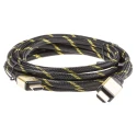 Roline 3 m High Speed Male HDMI to Male HDMI Cable, Black Jacket, Gold Plated Connectors 11.04.5503-20