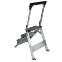 RS Pro 3 Tread Aluminium Steps 0.66m Platform Height Silver 789-8517