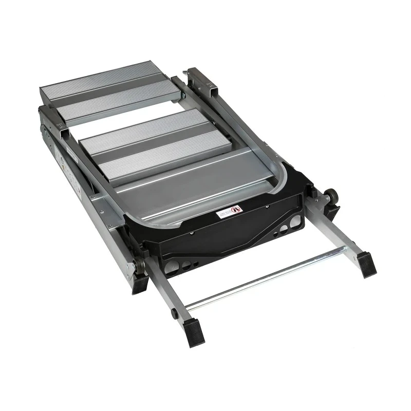 RS Pro 3 Tread Aluminium Steps 0.66m Platform Height Silver 789-8517