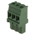 RS PRO Pluggable Terminal Block 3-Contact 5.08 mm Pitch 1 Row 16A 300V Polyamide Housing 790-0812
