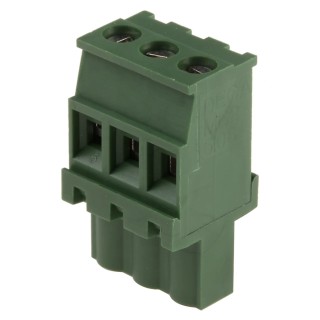 RS PRO Pluggable Terminal Block 3-Contact 5.08 mm Pitch 1 Row 16A 300V Polyamide Housing 790-0812