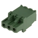 RS PRO Pluggable Terminal Block 3-Contact 5.08 mm Pitch 1 Row 16A 300V Polyamide Housing 790-0812