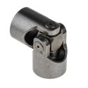 RS PRO Universal Joint, Plain Bore 10mm, Hub Diameter 22mm, 48mm Length, Steel, 600 Nm Peak Torque, 1000 rpm 790-6703