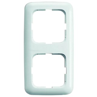 Busch Jaeger - ABB White 2 Gang Light Switch Frame 152mm x 81mm x 11mm Reflex SI 2512-214