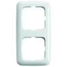 Busch Jaeger - ABB White 2 Gang Light Switch Frame 152mm x 81mm x 11mm Reflex SI 2512-214