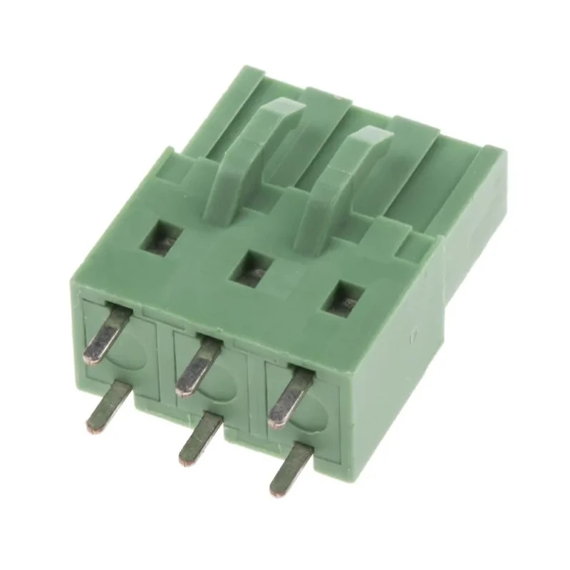 RS PRO Pluggable Terminal Block 3-Contact 5.08 mm Pitch 1 Row 11A 300V Polyamide Housing Straight Male Connector 790-1067