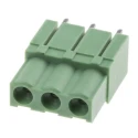RS PRO Pluggable Terminal Block 3-Contact 5.08 mm Pitch 1 Row 11A 300V Polyamide Housing Straight Male Connector 790-1067