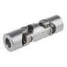 RS PRO Universal Joint with 2 Needle Roller Joints, Bore Diameter 14mm, Overall Length 96mm, Hub Diameter 28mm 790-6810