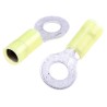 Molex Avikrimp Insulated Ring Terminal M6 Stud Size 14 AWG - 10 AWG Wire Size Yellow 19324-0014