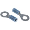 Molex Avikrimp Insulated Ring Terminal, M6 Stud, 18 AWG to 14 AWG Wire Size, Blue 19324-0010