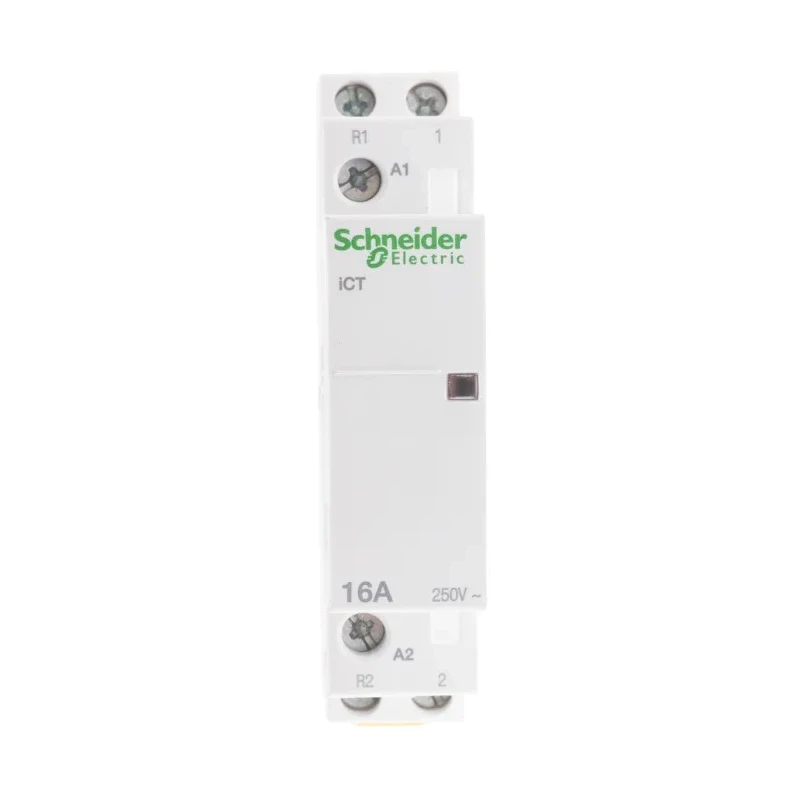 Schneider Electric Acti9 iCT Contactor 12V AC Coil 2-Pole 16A 1 NO/1 NC 250V AC 