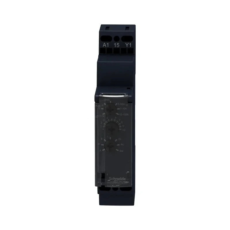 Schneider Electric Harmony Time Series DIN Rail Timer Relay 2-Contact 24 V dc 240 V ac 0.1 s to 100 h RE17RMMW