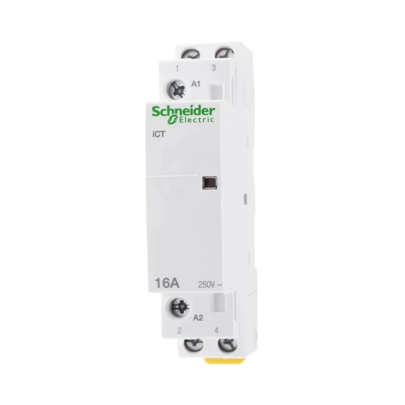 Schneider Electric Acti9 iCT Contactor 24V AC Coil 2-Pole 16A 1.3W 2 NO 250V AC 