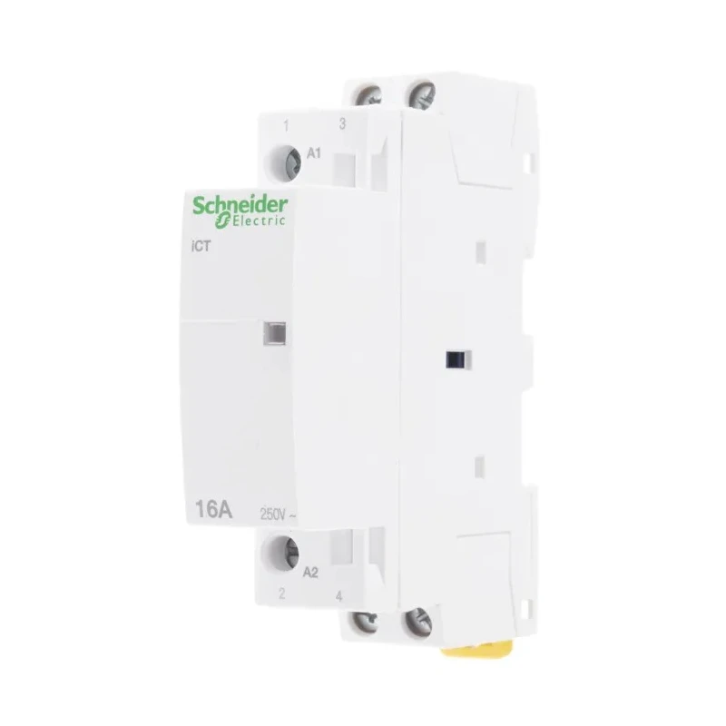 Schneider Electric Acti9 iCT Contactor 24V AC Coil 2-Pole 16A 1.3W 2 NO 250V AC 