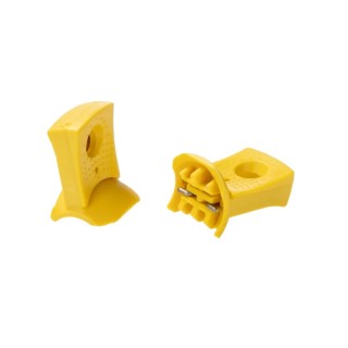 Schneider Electric Yellow Industrial Padlock, Non-Keyed, Pack of 10 A9A26970