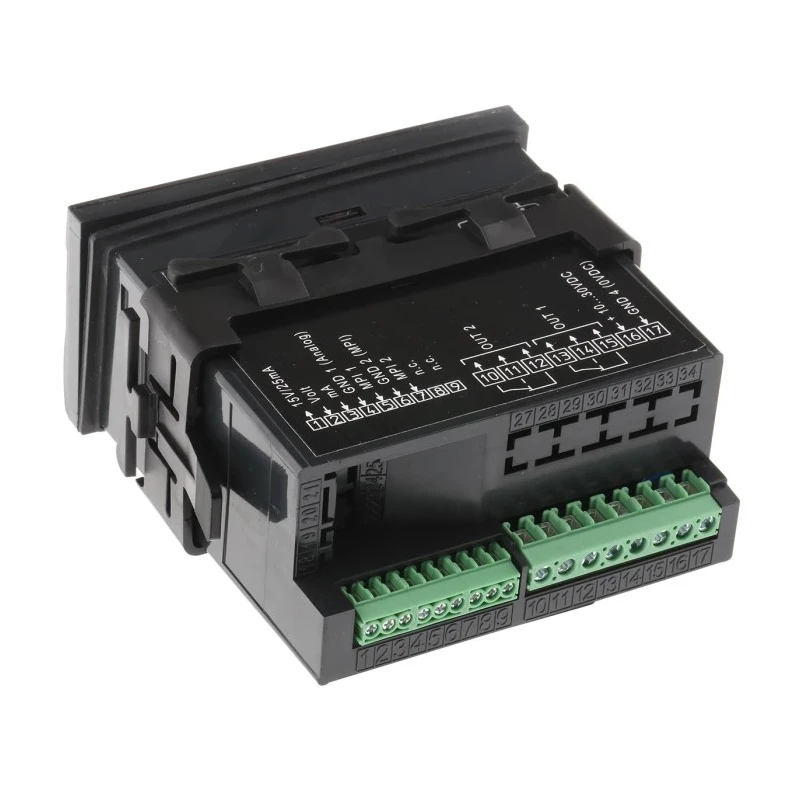 Kubler Digital Panel Multifunction Meter for Voltage, Current, LED Display, 45 mm x 92 mm 6.565.010.300