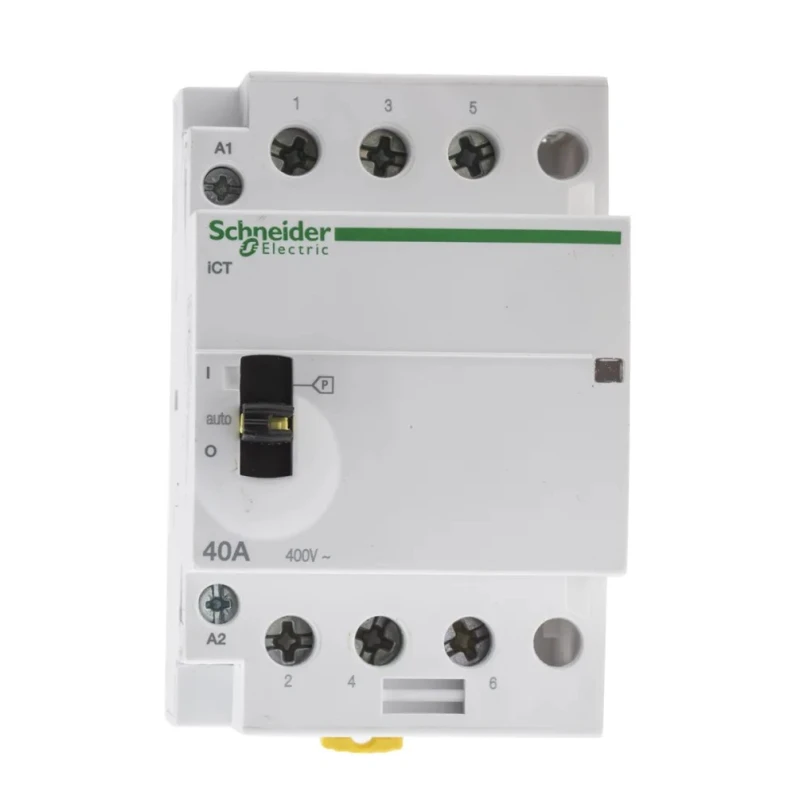 Schneider Electric Acti9 iCT Contactor 230V AC Coil, 3-Pole, 40 A, 2.1 W Power Rating, 3 NO Contacts 