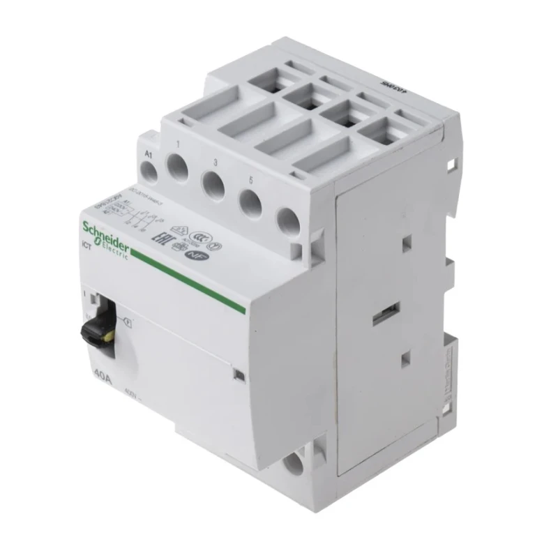 Schneider Electric Acti9 iCT Contactor 230V AC Coil, 3-Pole, 40 A, 2.1 W Power Rating, 3 NO Contacts 
