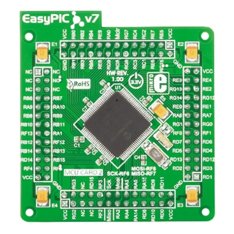 MikroElektronika EasyPIC FUSION MCU Development Kit PIC33 MCU Evaluation Board MIKROE-1207